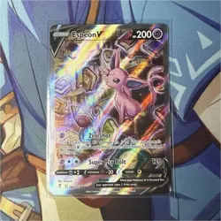 Espeon V 180/203 Evolving Skies SWSH07 Ultra Rare Full Art Pokemon Card - Image 3