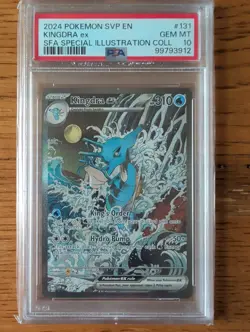 Kingdra ex 131 Sv: Scarlet & Violet Promo Cards Holo PSA 10 - Image 1