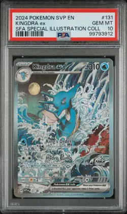 Kingdra ex 131 Sv: Scarlet & Violet Promo Cards Holo PSA 10 - Image 3