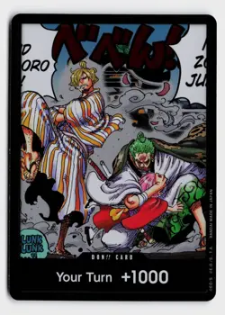 DON!! Card (Alternate Art) OP06 # NM One Piece TCG DON!! Foil - Image 1