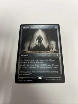 Idol Of Oblivion Foil Etched Card #0607 MTG LP - Image 1