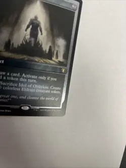 Idol Of Oblivion Foil Etched Card #0607 MTG LP - Image 2