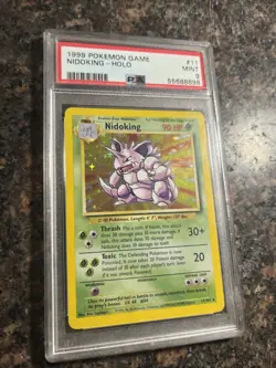 Nidoking Pokemon Card Base Set 1999 PSA 9 - Image 2