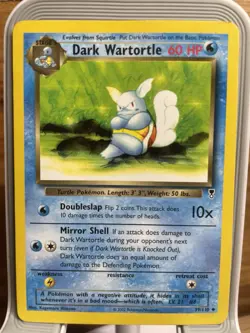Pokemon TCG Legendary Collection Dark Wartortle Card 39/110 Regular Uncommon - Image 1