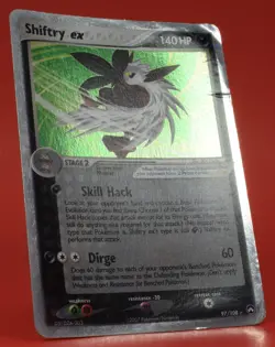 Pokemon TCG English Card Power Keepers Shiftry ex 97/108 Holo - Image 3