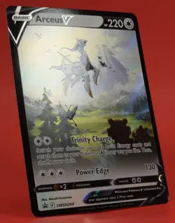 Pokemon TCG English Card Sword & Shield Promo SWSH20307 Arceus VSTAR Holo - Image 3