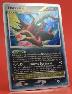 Pokemon TCG English Card Diamon & Pearl Promo Darkrai Lv.X DP19 Holo - Image 3