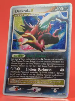 Pokemon TCG English Card Diamon & Pearl Promo Darkrai Lv.X DP19 Holo - Image 4