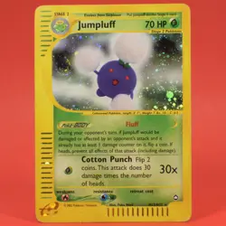 Pokemon TCG English Card e-Series Aquapolis Jumpluff H13/H32 Holo Rare - Image 1