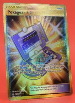 Pokemon TCG English Card Unbroken Bonds Pokegear 3.0 233/214 Gold Rare - Image 3