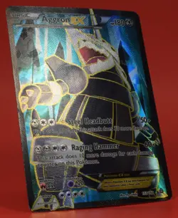 Pokemon TCG English Card Primal Clash Aggron EX 153/160 Full Art - Image 3