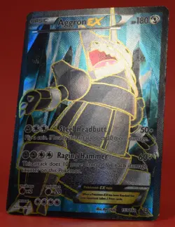 Pokemon TCG English Card Primal Clash Aggron EX 153/160 Full Art - Image 4
