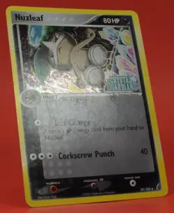 Pokemon TCG English Card ex Crystal Guardians Nuzlea 39/100 Reverse Holo Stamped - Image 3