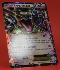 Pokemon TCG English Card XY Promo Shining Rayquaza EX XY69 Standard Size - Image 3