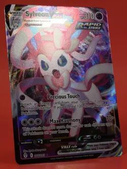 Pokemon TCG English Card Evolving Skies Sylveon VMAX 075/203 Holo - Image 3