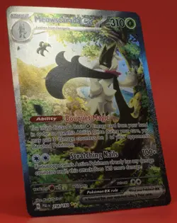 Pokemon TCG English Card Paldea Evolved Meowscarada ex 256/193 Full Art - Image 3