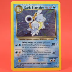 Pokemon TCG English Card Legendary Collection Dark Blastoise 4/110 Holo Rare - Image 1