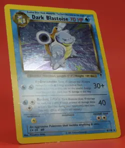 Pokemon TCG English Card Legendary Collection Dark Blastoise 4/110 Holo Rare - Image 3