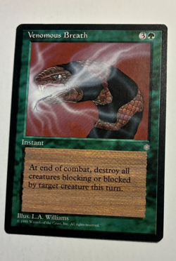 MTG Ice Age Venomous Breath NM Uncommon - Image 1