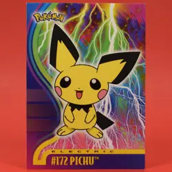 Topps Pokemon Card TV Johto League Champions #172 Pichu - Image 1