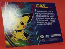 Topps Pokemon Card TV Johto League Champions #172 Pichu - Image 4