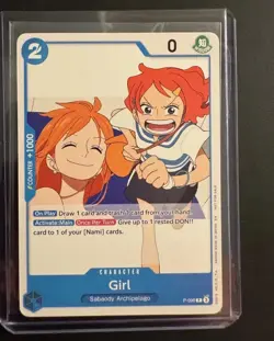 Girl (OP14 Release Event) P-096 One Piece Promotion Cards Regular - Image 1