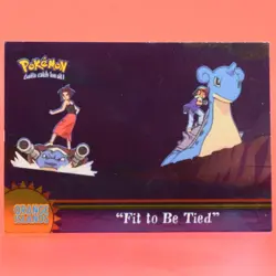 Topps English Pokemon TV Card Series 3 OR2 Orange Islands Fit to be Tied Foil - Image 1