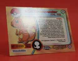 Topps Pokemon Card TV Chrome Series 1 #04 Charmander Holo Foil - Image 5