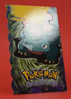 Topps Pokemon Card TV The First Movie Blue Logo 3 of 12 Die Cut Venusaur - Image 3