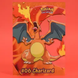 Topps Pokemon Card TV Series 2 Clear PC3 #06 Charizard - Image 1