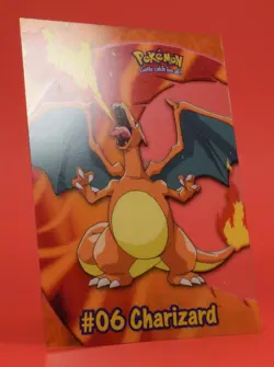 Topps Pokemon Card TV Series 2 Clear PC3 #06 Charizard - Image 3