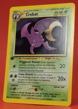 Pokemon TCG English Card Neo Revelation 1st edition Crobat 4/64 Holo Rare - Image 5