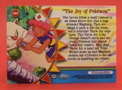 Topps Pokemon Card TV Series 3 OR9 The Joy of Pokemon Magikarp Silver Holo Foil - Image 2