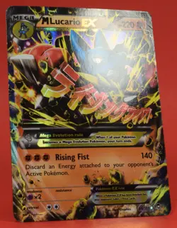 Pokemon TCG English Card XY Furious Fists M Lucario EX 55/111 Holo Rare - Image 3