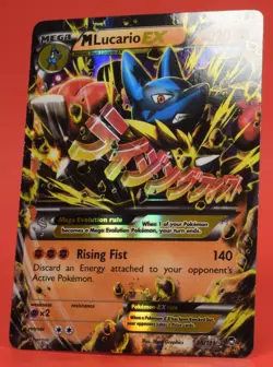 Pokemon TCG English Card XY Furious Fists M Lucario EX 55/111 Holo Rare - Image 4