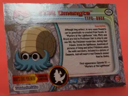 Topps Pokemon Card TV Series 3 #138 Omanyte Silver Foil Holo - Image 5