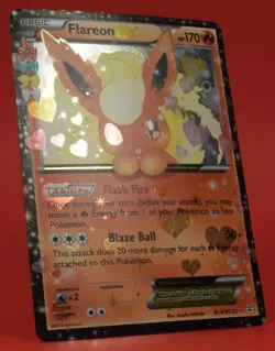 Pokemon TCG English Card Generations Radiant Collection Flareon EX FC6/RC32 - Image 3