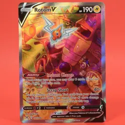 Pokemon TCG English Card Lost Origin Rotom V 177/196 Full Art - Image 1