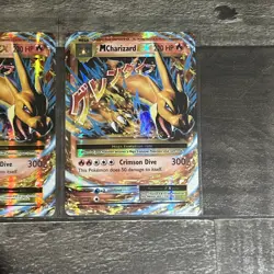 LOT OF 3 Pokemon M Charizard EX Ultra Rare Holo Card 13/108 Evolutions (3 cards) - Image 4