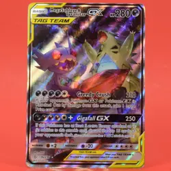 Pokemon TCG English Card Unified Minds Mega Sabeleye & Tyranitar GX 226/236 Holo - Image 1