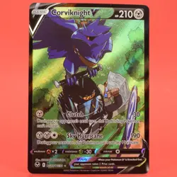Pokemon TCG English Card Silver Tempest Trainer Gallery Corviknight V TG18/TG30 - Image 1