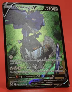 Pokemon TCG English Card Silver Tempest Trainer Gallery Corviknight V TG18/TG30 - Image 3