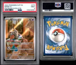 Mimikyu 075 Sv: Scarlet & Violet Promo Cards Holo Psa9!! - Image 1