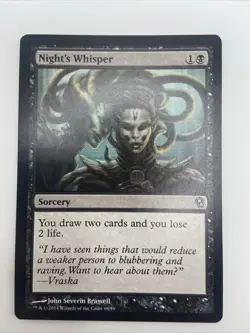 Night's Whisper - MTG Duel Decks: Jace vs. Vraska (2014) - LP - Regular Uncommon - Image 1