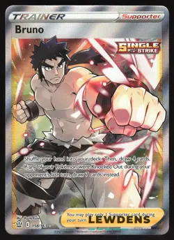Bruno - 158/163 - Full Art - Battle Styles - Pokemon Card - Image 1