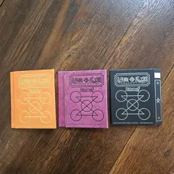 VINTAGE 2005 ZATCH BELL CARD GAME RED BLACK YELLOW GREY SPELL BOOK BINDERS RARE - Image 4