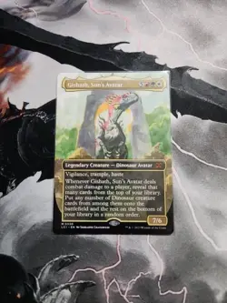 MTG Gishath, Sun's Avatar 0330 (Borderless) The Lost Caverns of Ixalan LCI NM - Image 1