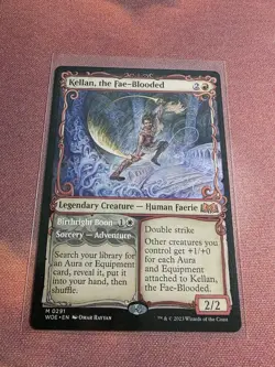 MTG Kellan, the Fae-Blooded Showcase Wilds of Eldraine | NM/Mint - Image 1