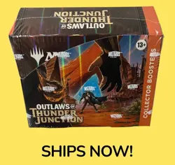 Magic the Gathering MTG Outlaws of Thunder Junction Collector Booster Box Sealed - Image 1