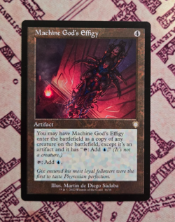 MTG Machine God's Effigy Retro Frame 16 Brothers' War BRC Magic the Gathering NM - Image 1